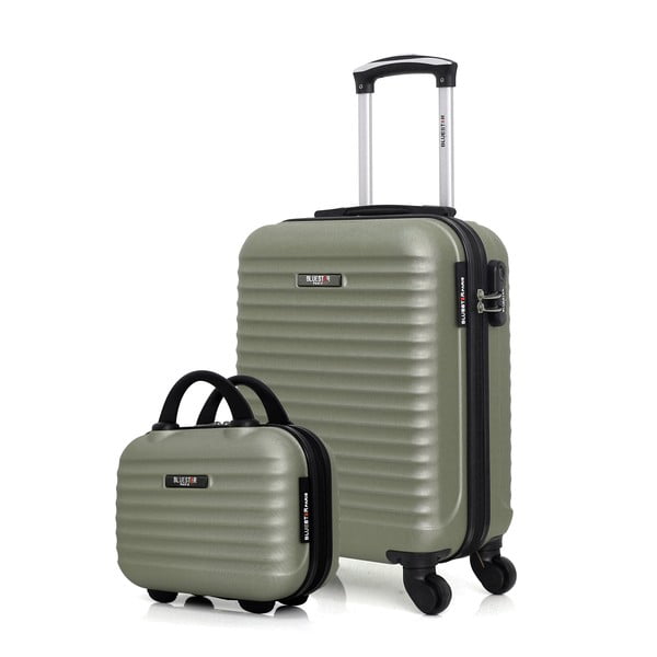 Francie 2 db pasztellzöld bőrönd - Bustar-image-3