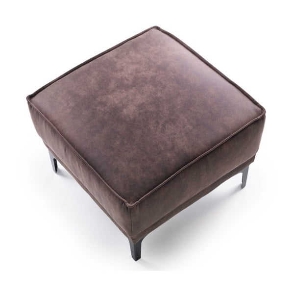 Barna bőrutánzat puff Copenhagen – Scandic-image-3