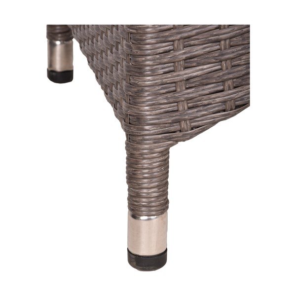 Sötétszürke műrattan kerti fotel Braga – Garden Pleasure-image-3