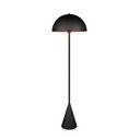 Fekete állólámpa (magasság 130 cm) Alfie – Trio
