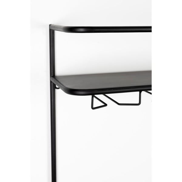 Fekete rattan bortartó szekrény Guuji - White Label-image-3