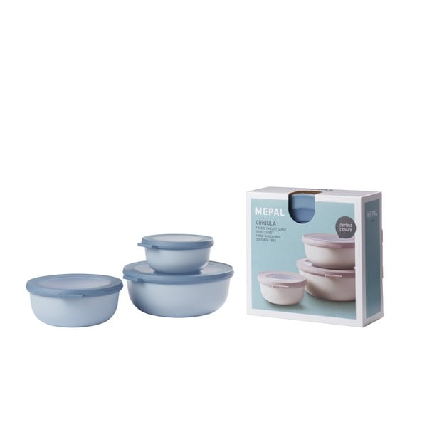 Élelmiszertartó doboz szett 3 db-os Cirqula Nordic – Mepal-image-4