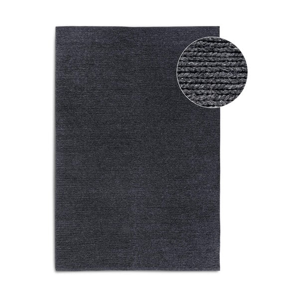 Sötétszürke kézi szövésű gyapjú szőnyeg 120x170 cm Francois – Villeroy&Boch