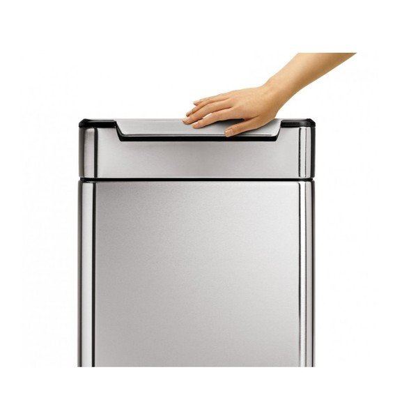 Acél szelektív szemetes 48 l Dual - simplehuman-image-2