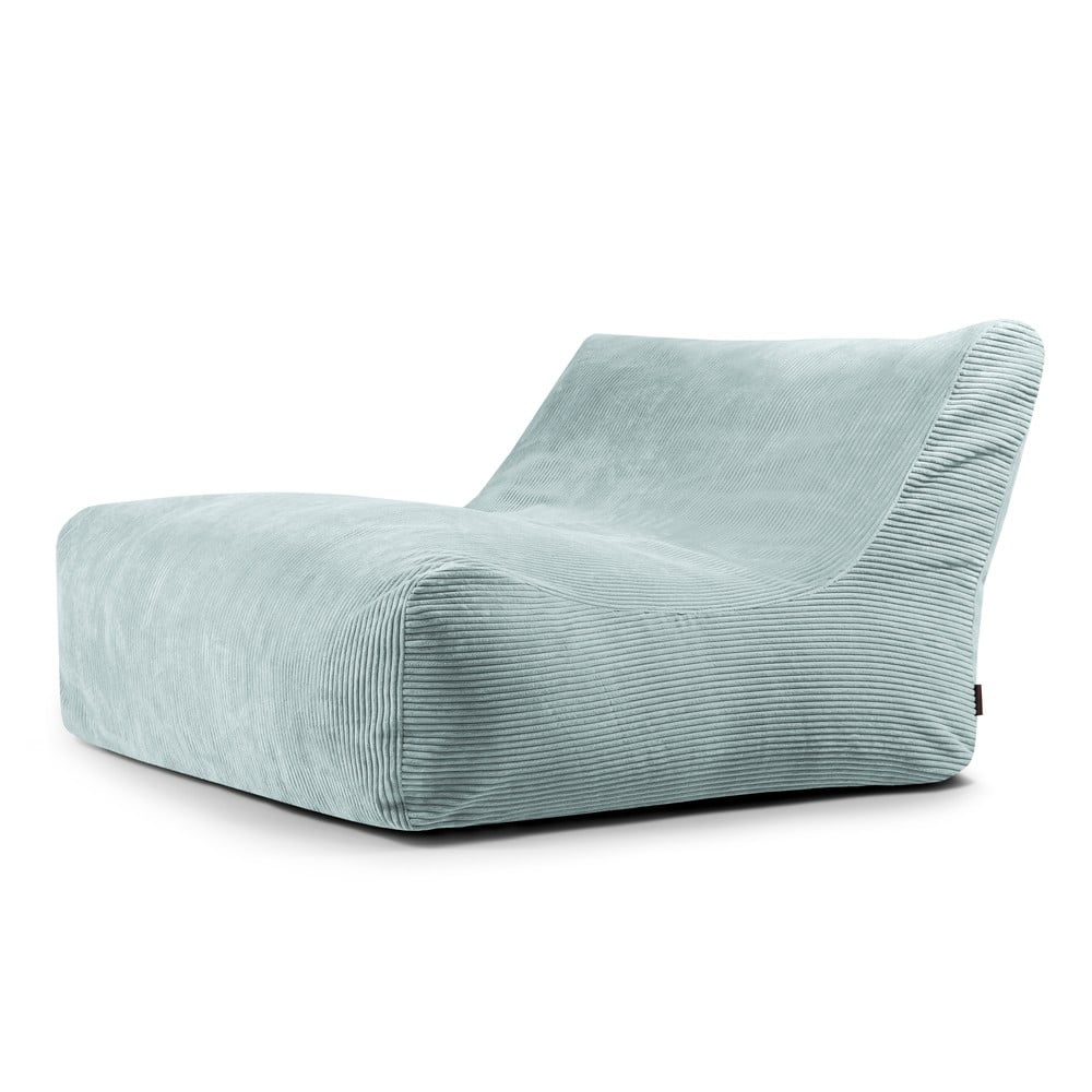Mentazöld kordbársony babzsákfotel Sofa Lounge  SLOWDOWN