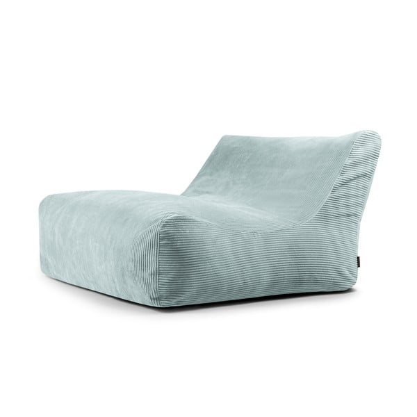 Mentazöld kordbársony babzsákfotel Sofa Lounge – SLOWDOWN
