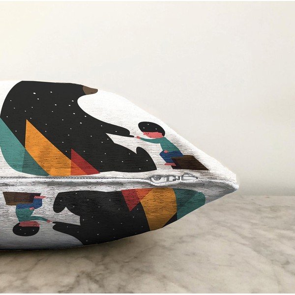 Bear pamut keverék párnahuzat, 55 x 55 cm - Minimalist Cushion Covers-image-1