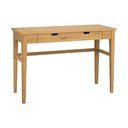 Natúr színű konzolasztal tölgyfa dekoros asztallappal 40x110 cm Garrison – Rowico