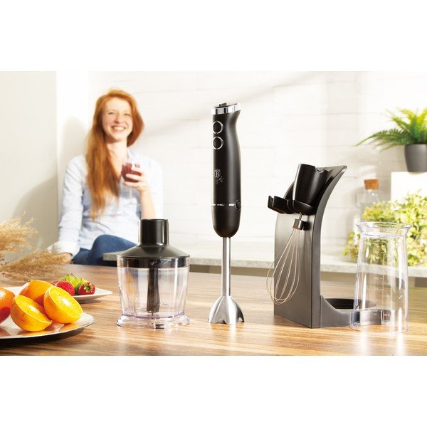Fekete botmixer Black SIlver Collection - BerlingerHaus-image-1