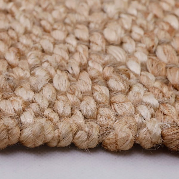 Elton natúr kézzel készített szőnyeg, 110 x 170 cm - Nattiot-image-1