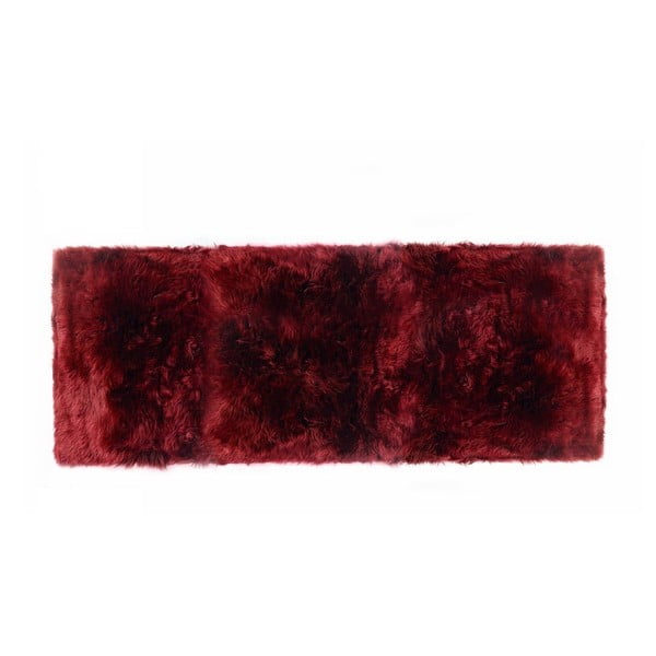 Zealand Long piros bárányszőrme szőnyeg, 190 x 70 cm - Royal Dream