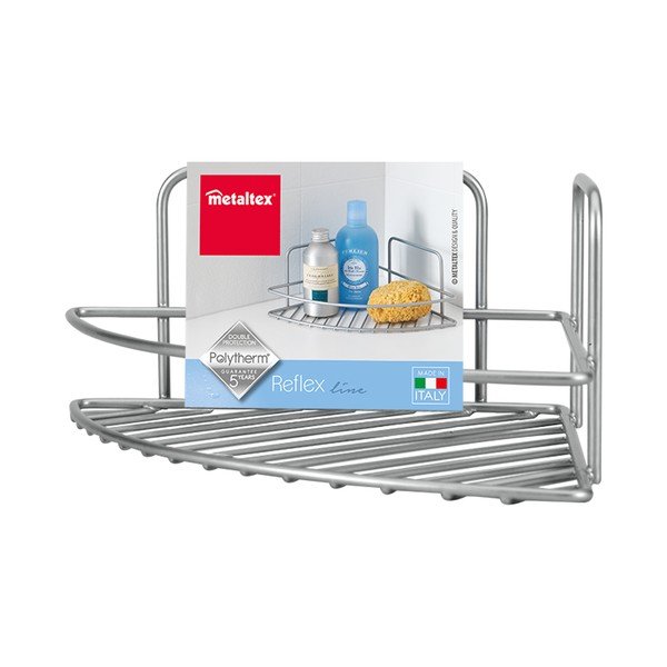 Ref fürdőszobai fali sarokpolc - Metaltex-image-2