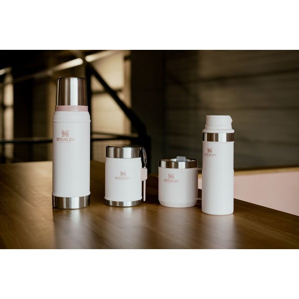 Világos rózsaszín rozsdamentes acél termobögre 350 ml Stay-Hot Camp Mug Rose Quartz – Stanley-image-1