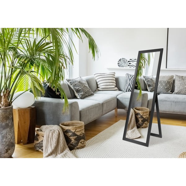 Sicilia állótükör fekete keretben, 46 x 146 cm - Styler-image-3