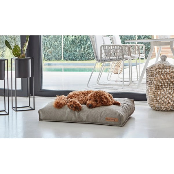 Világosszürke matrac kutyáknak 90x120 cm Mare Sand L – MiaCara-image-2