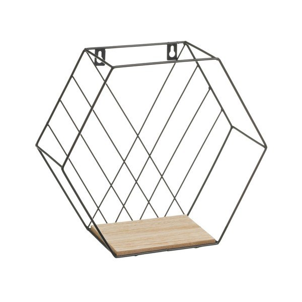 Fekete-natúr színű polc készlet 3 db-os 31 cm – Casa Selección-image-4