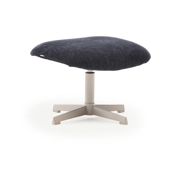 Sötétkék zsenília lábtartó Teryl – Kave Home