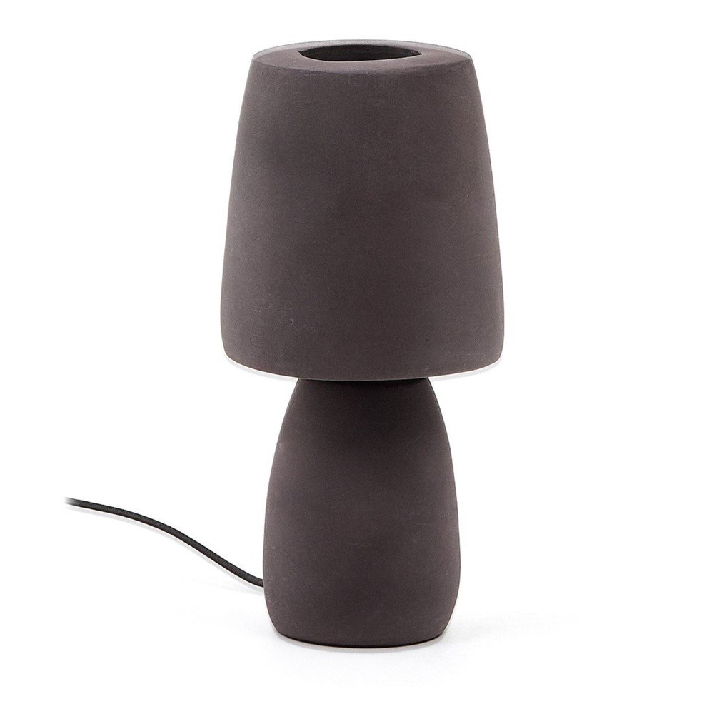 Sötétbarna asztali lámpa (magasság 30 cm) Tandy Kave Home