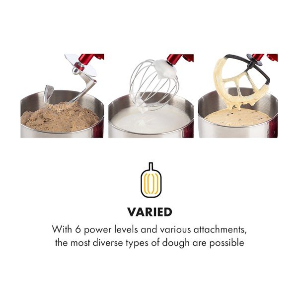 Lucia Elegance piros többfunkciós konyhai robotgép - Klarstein-image-4