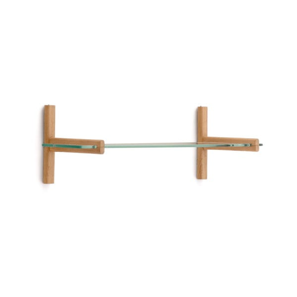 Natúr színű üveg moduláris polcrendszer 90x28x30,5 cm Sitra – Kave Home-image-2