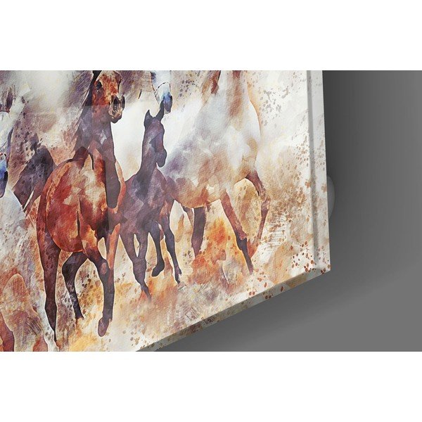 Horses II. üvegezett kép - Insigne-image-1