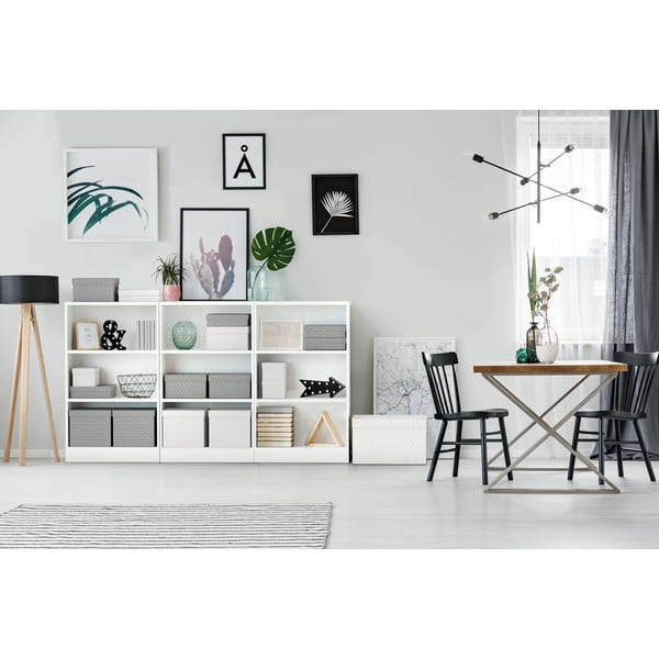 3 db fehér tárolódoboz, 26,5 x 36 cm - Esselte Home-image-1