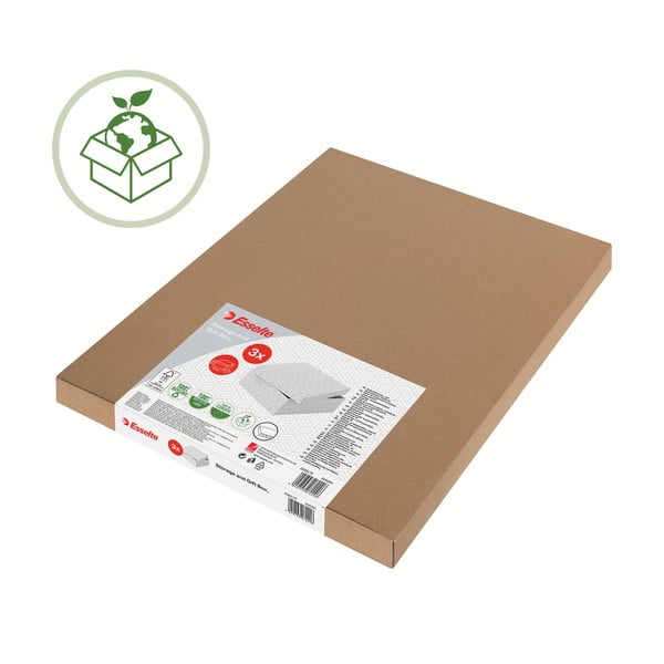 3 db fehér tárolódoboz, 26,5 x 36 cm - Esselte Home-image-4