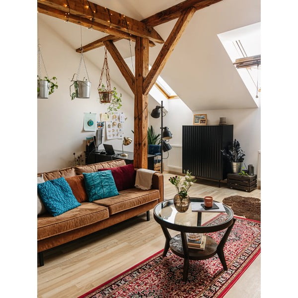  Skazar Isfahan piros futószőnyeg, 80 x 250 cm - Nouristan-image-2