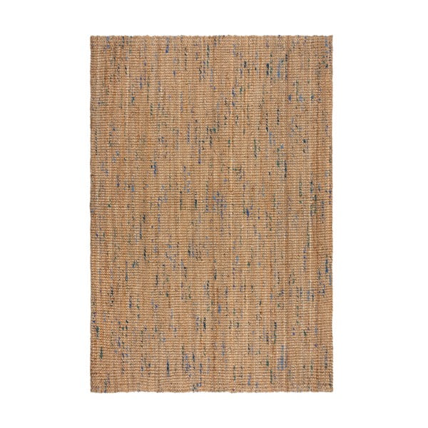 Kék-natúr színű kézi szövésű juta szőnyeg 160x230 cm Jute Boucle Blue – Flair Rugs