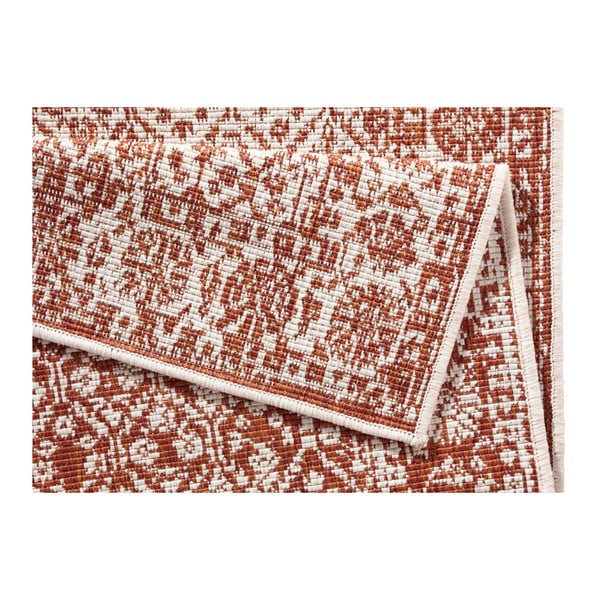 Curacao piros mintás, kültérre is alkalmas kétoldalas szőnyeg, 80 x 150 cm - Bougari-image-3