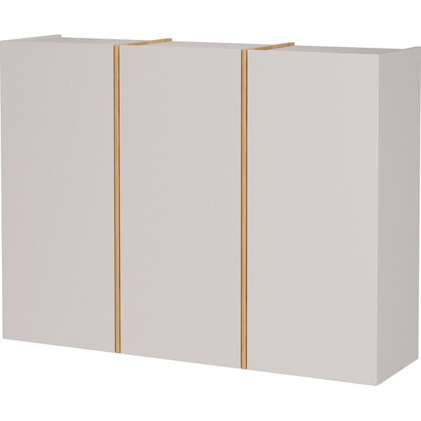 Krémszínű-natúr színű előszoba bútor 168x200x37 cm Libbiano – Germania-image-2