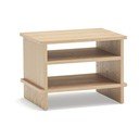 Natúr színű éjjeliszekrény tölgyfa dekorral Inari – Teulat