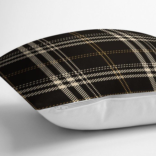 Flannel piros-bézs dekorációs párnahuzat, 45 x 45 cm - Minimalist Cushion Covers-image-1