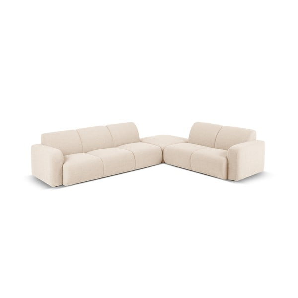 Bézs buklé sarokkanapé (jobb oldali) Molino – Micadoni Home-image-2