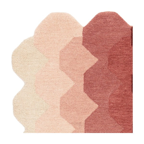 Rózsaszín gyapjú szőnyeg 120x170 cm Hive – Asiatic Carpets-image-3