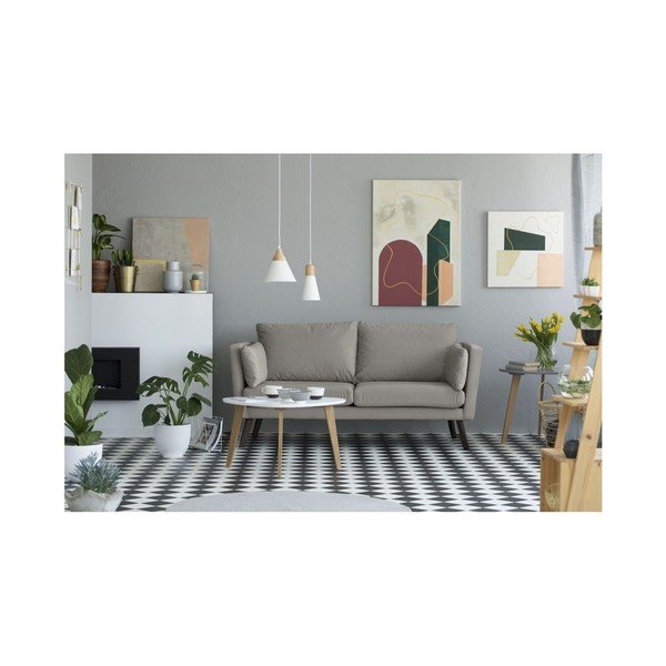 Elena világosszürke háromszemélyes kanapé - Mazzini Sofas-image-3