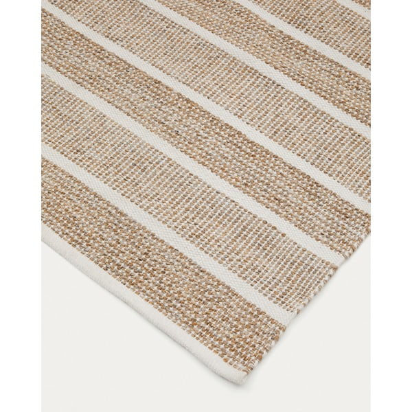Bézs kültéri szőnyeg újrahasznosított szálakból 200x300 cm Desni – Kave Home-image-2