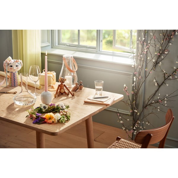 Hammershoi fehér porcelán gyertyatartó, magasság 10 cm - Kähler Design-image-1