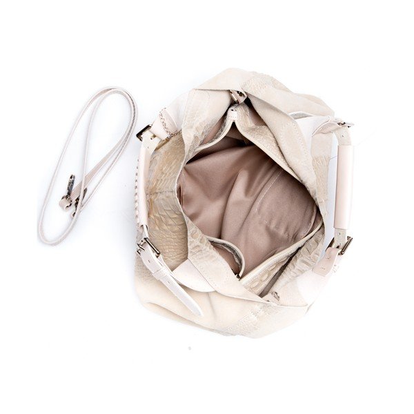 820 Beige bőr kézitáska - Roberta M-image-3