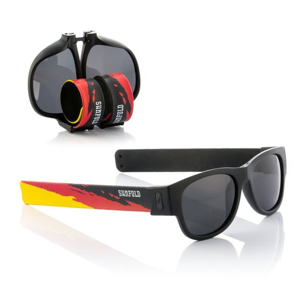 Sunfold Mondial Germany fekete összecsukható napszemüveg - InnovaGoods