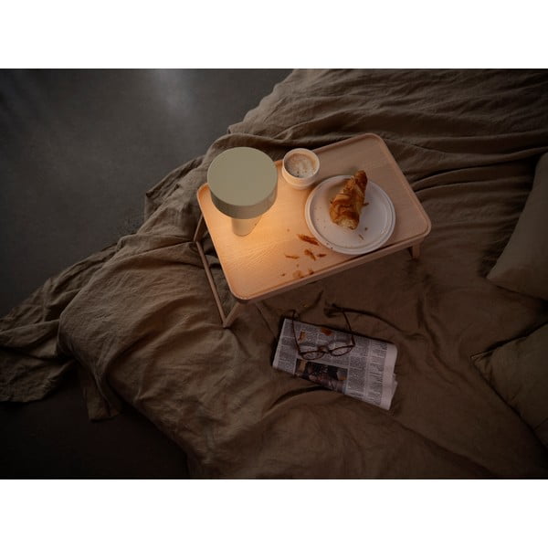 Világoszöld műanyag LED asztali lámpa (magasság 18 cm) Oblong – Zone-image-1