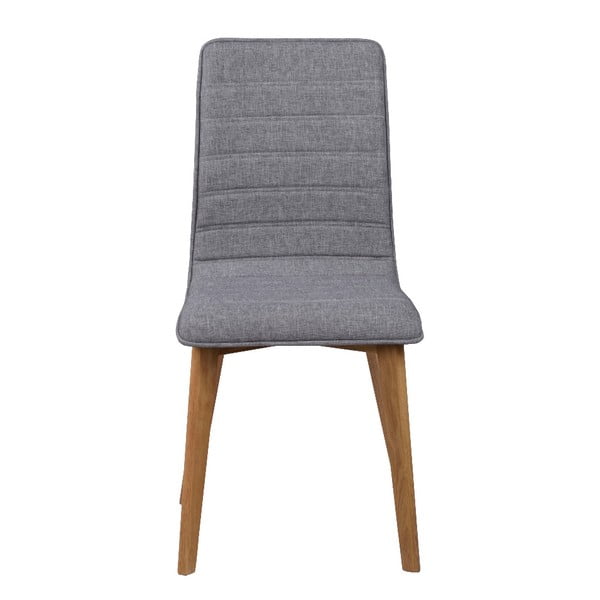 Grace szürke étkezőszék barna lábakkal - Rowico-image-3