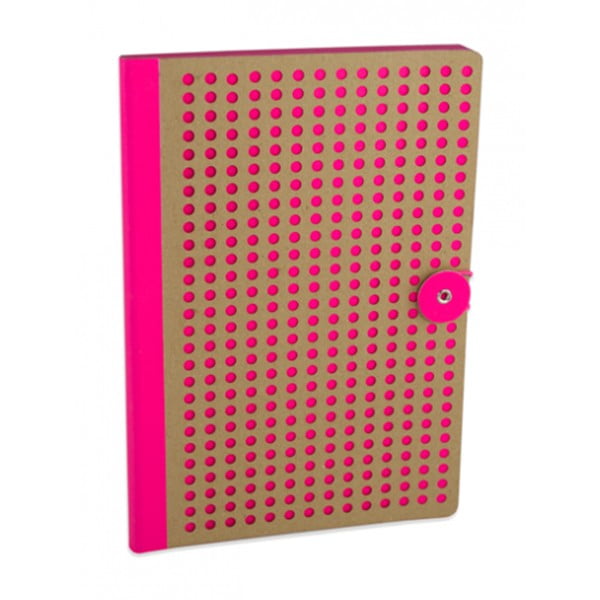 Laser rózsaszín jegyzetfüzet, 160 oldalas - Portico Designs