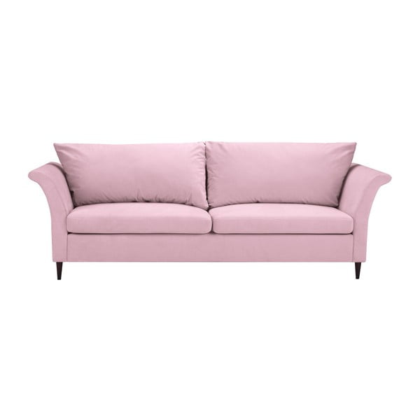 Peony 3 személyes pink kinyitható kanapé tárolóval - Mazzini Sofas