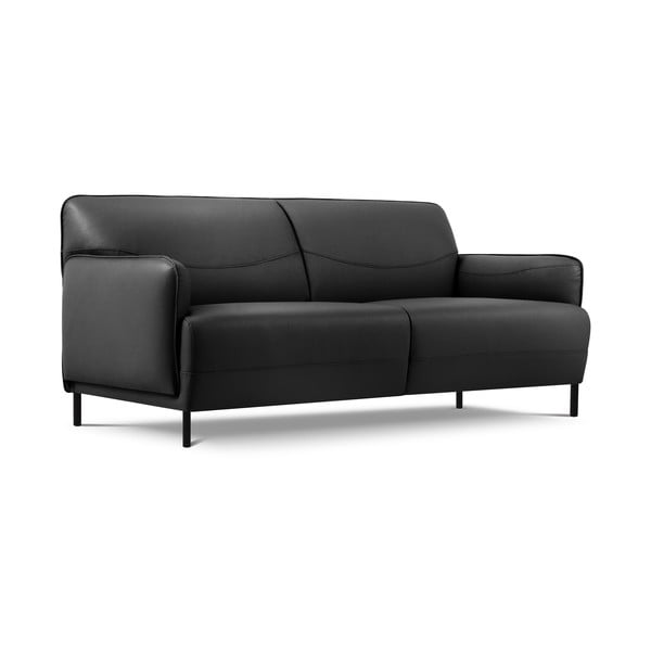 Neso sötétszürke bőr kanapé, 175 x 90 cm - Windsor & Co Sofas-image-2