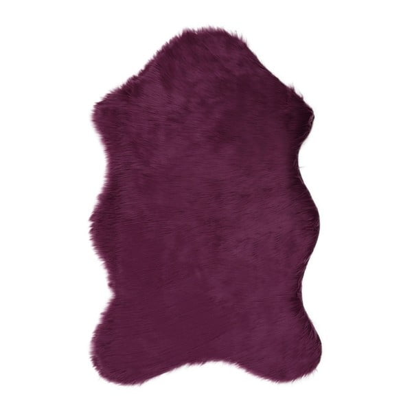 Pelus Purple lila műszőrme szőnyeg, 60 x 90 cm