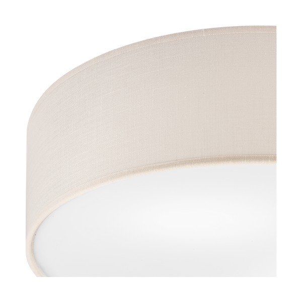 Krémszínű mennyezeti lámpa textil búrával ø 45 cm Vivian – LAMKUR-image-3