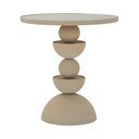 Kerek tárolóasztal üveg asztallappal ø 40,5 cm Dune – Mauro Ferretti