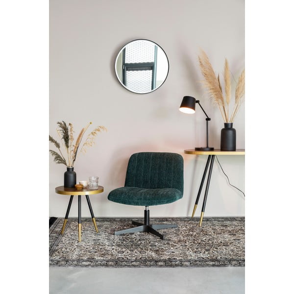 Fekete asztali lámpa fém búrával (magasság 60 cm) Hajo – White Label-image-3