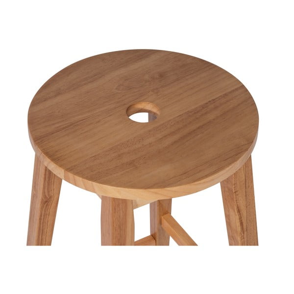 Natúr színű kaucsukfa bárszék (ülésmagasság 75 cm) Club – Bonami Essentials-image-3